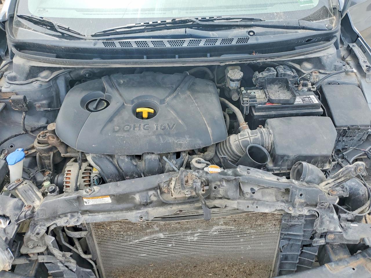 2013 Hyundai Elantra Gls Silver vin: 5NPDH4AE5DH154157