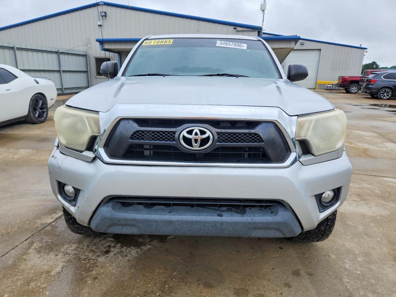 2013 Toyota Tacoma Double Cab Prerunner Silver vin: 5TFJU4GN6DX031610