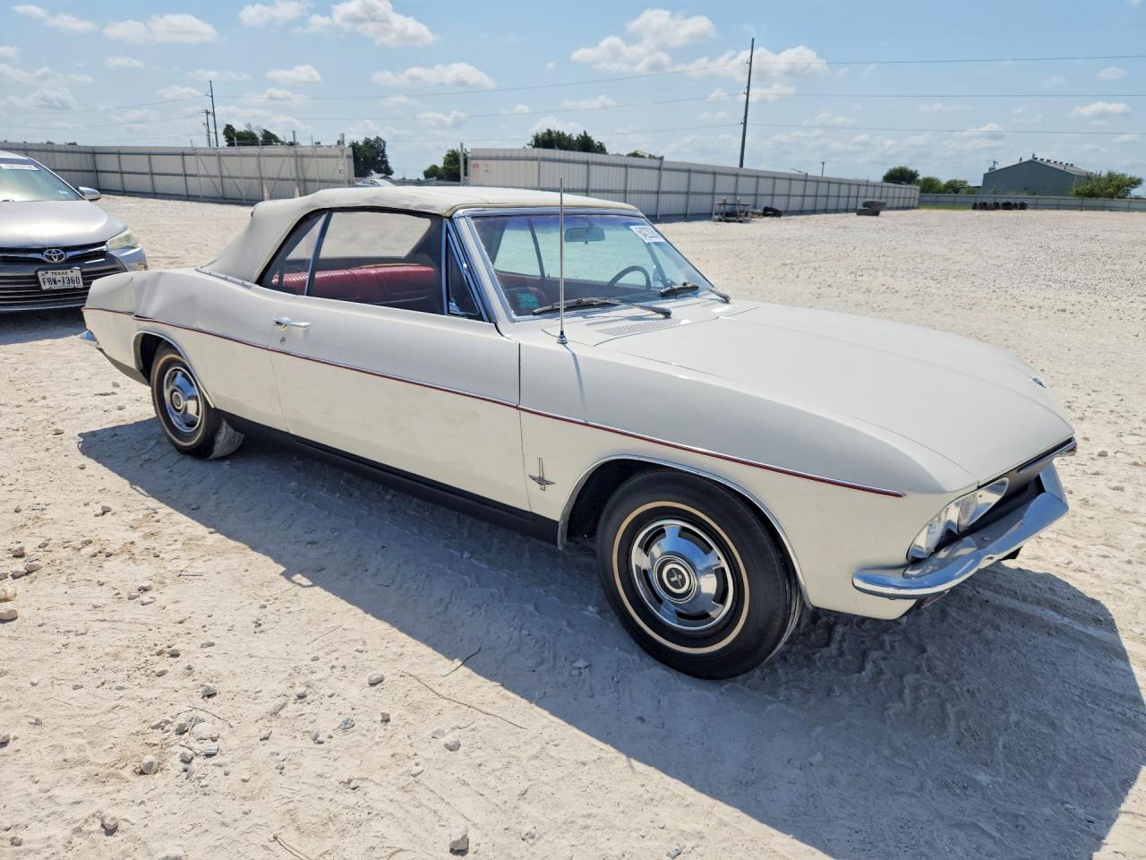 1965 Chev Corvair Monza White vin: 105675W112646