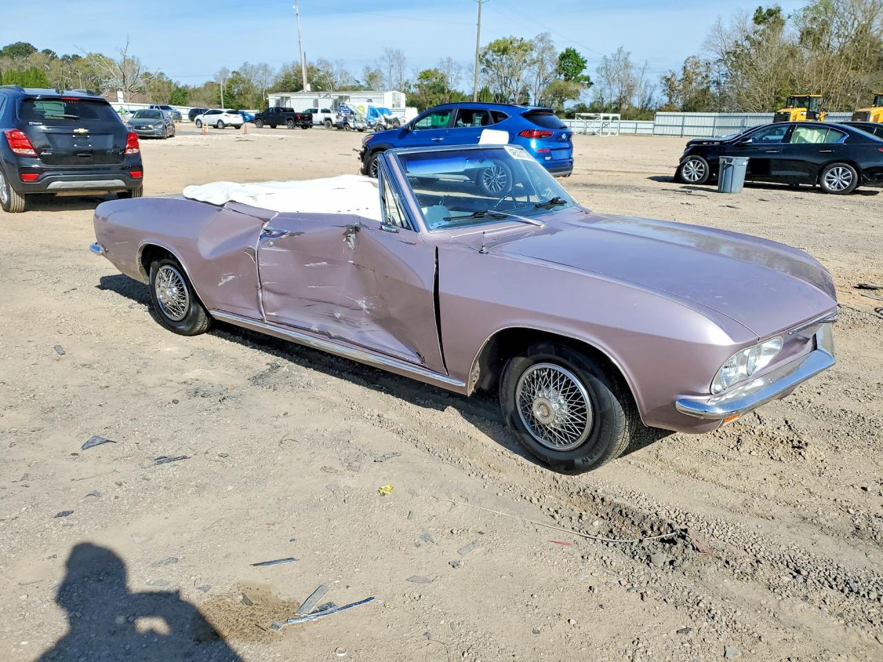 1966 Chev Corvaire Purple vin: 105676L107675