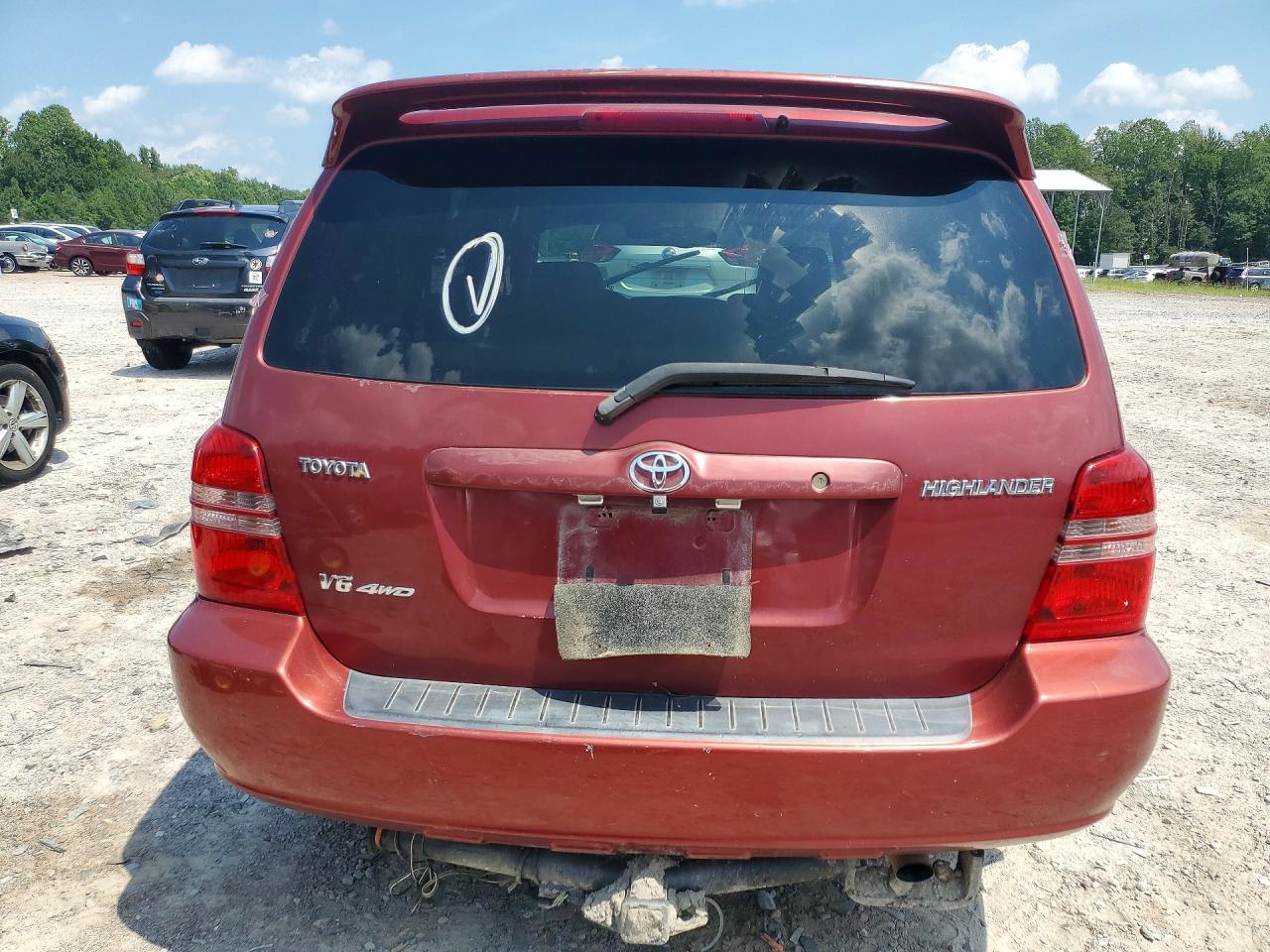 2005 Toyota Highlander Limited Red vin: JTEEP21A150120946