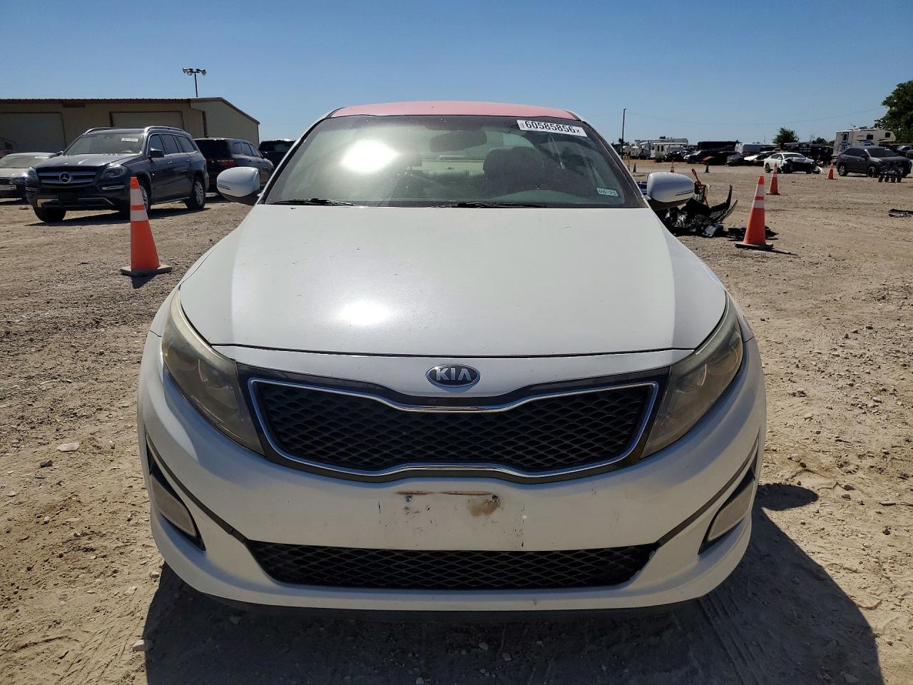 2015 Kia Optima Ex White vin: 5XXGN4A71FG409456