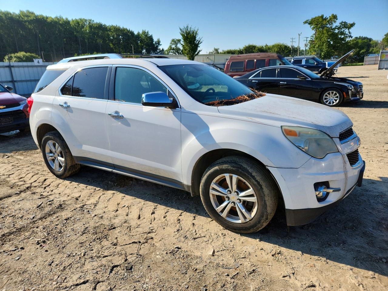 2011 Chevrolet Equinox Ltz White vin: 2CNFLGEC0B6385434
