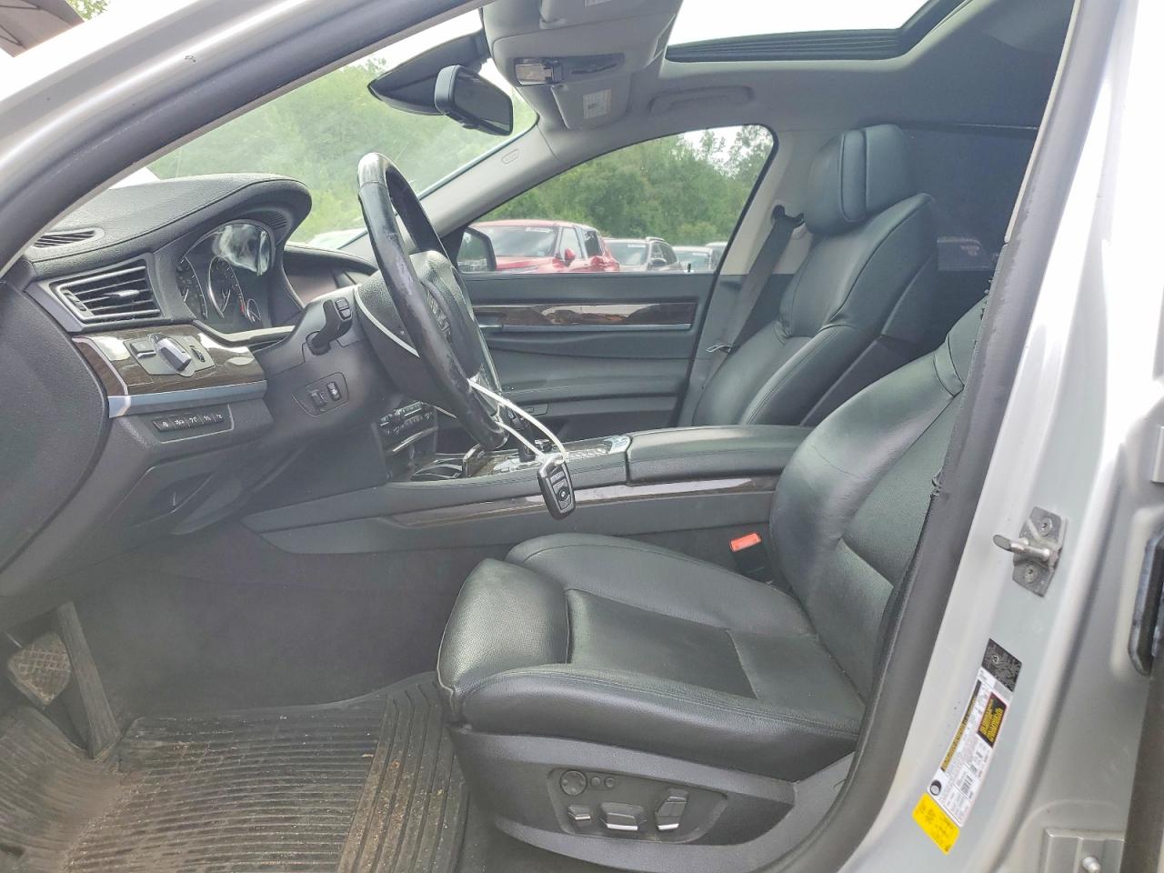 2012 Bmw 740 Li Silver vin: WBAKB4C55CC576135