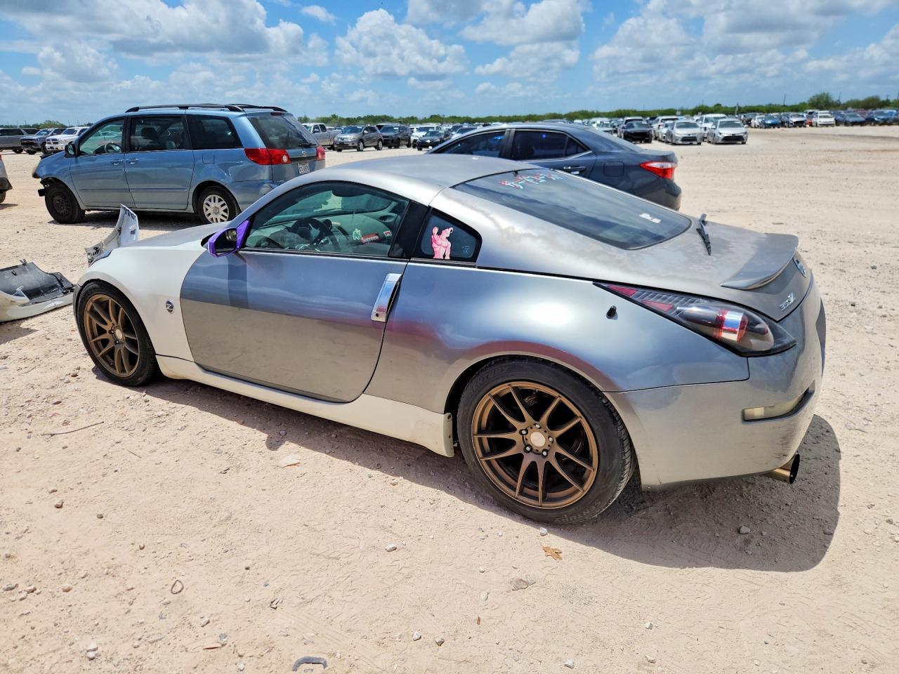 2005 Nissan 350z Coupe Gray vin: JN1AZ34E55M654299