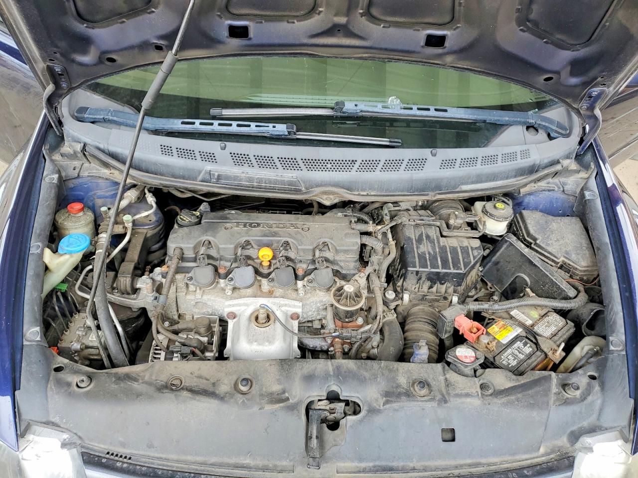 2006 Honda Civic Lx Blue vin: 2HGFG12606H583933