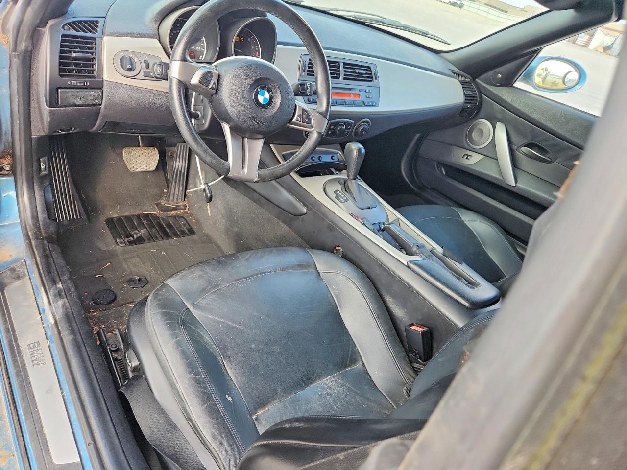 2004 Bmw Z4 2.5 Blue vin: 4USBT33554LS48851