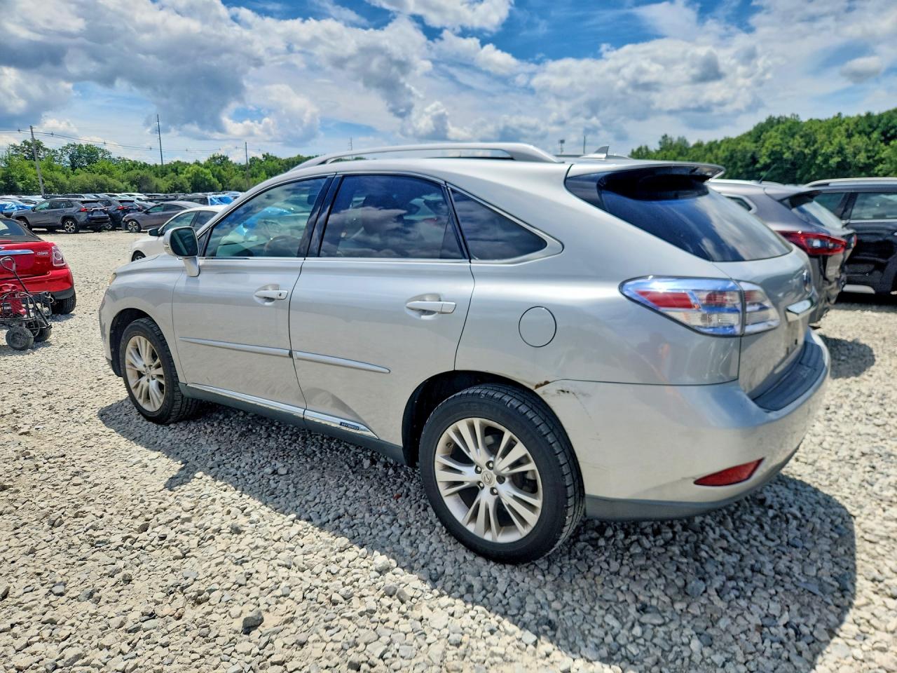 2011 Lexus Rx 450h Silver vin: JTJBC1BA1B2423900
