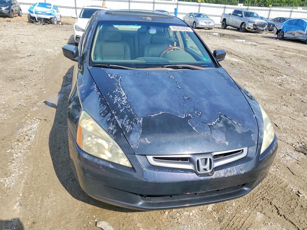 2005 Honda Accord Ex Black vin: 1HGCM56825A005747