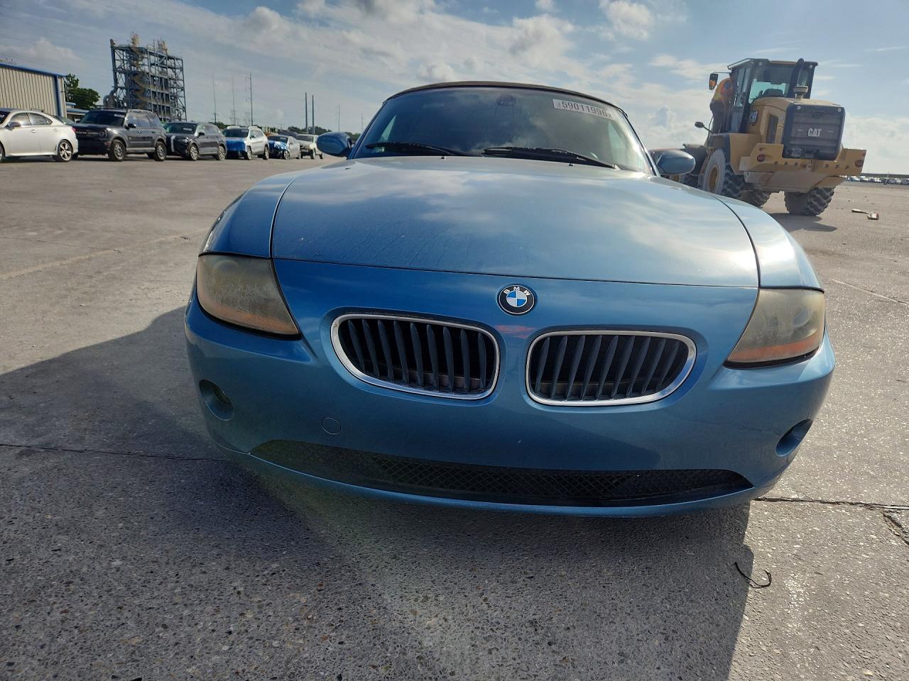 2004 Bmw Z4 2.5 Blue vin: 4USBT33554LS48851