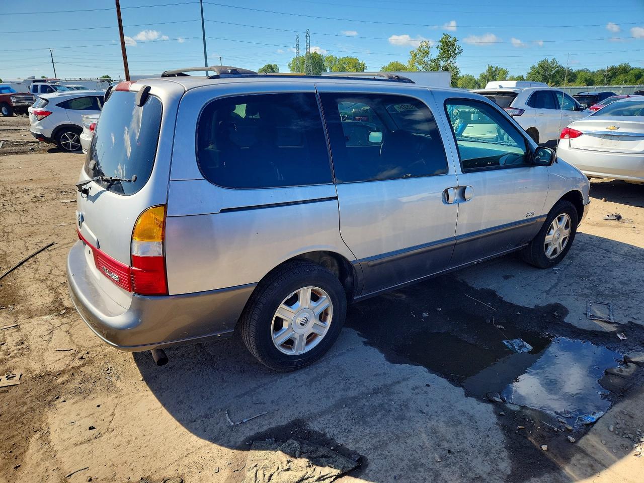 2001 Mercury Villager Sport Silver vin: 4M2ZV12T61DJ17303