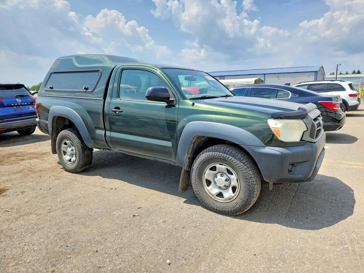 2012 Toyota Tacoma Base Green vin: 5TFPX4EN8CX011541