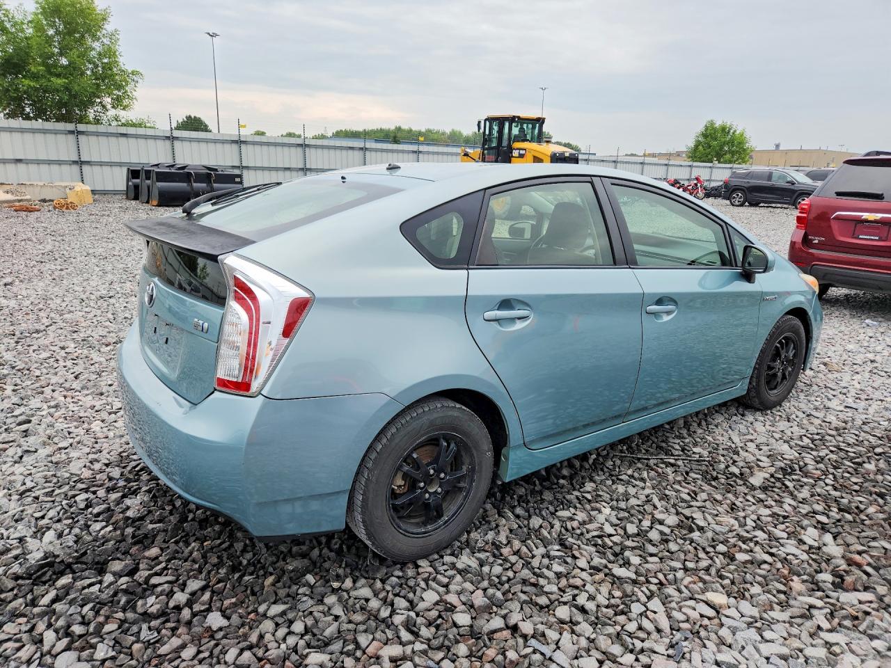 2013 Toyota Prius Two Turquoise vin: JTDKN3DU7D1663459