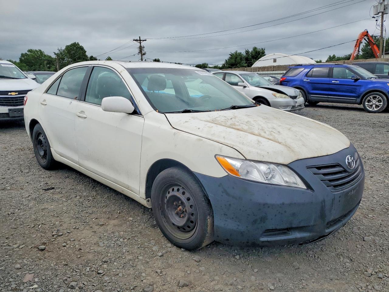 2009 Toyota Camry Le White vin: 4T4BE46K19R136056
