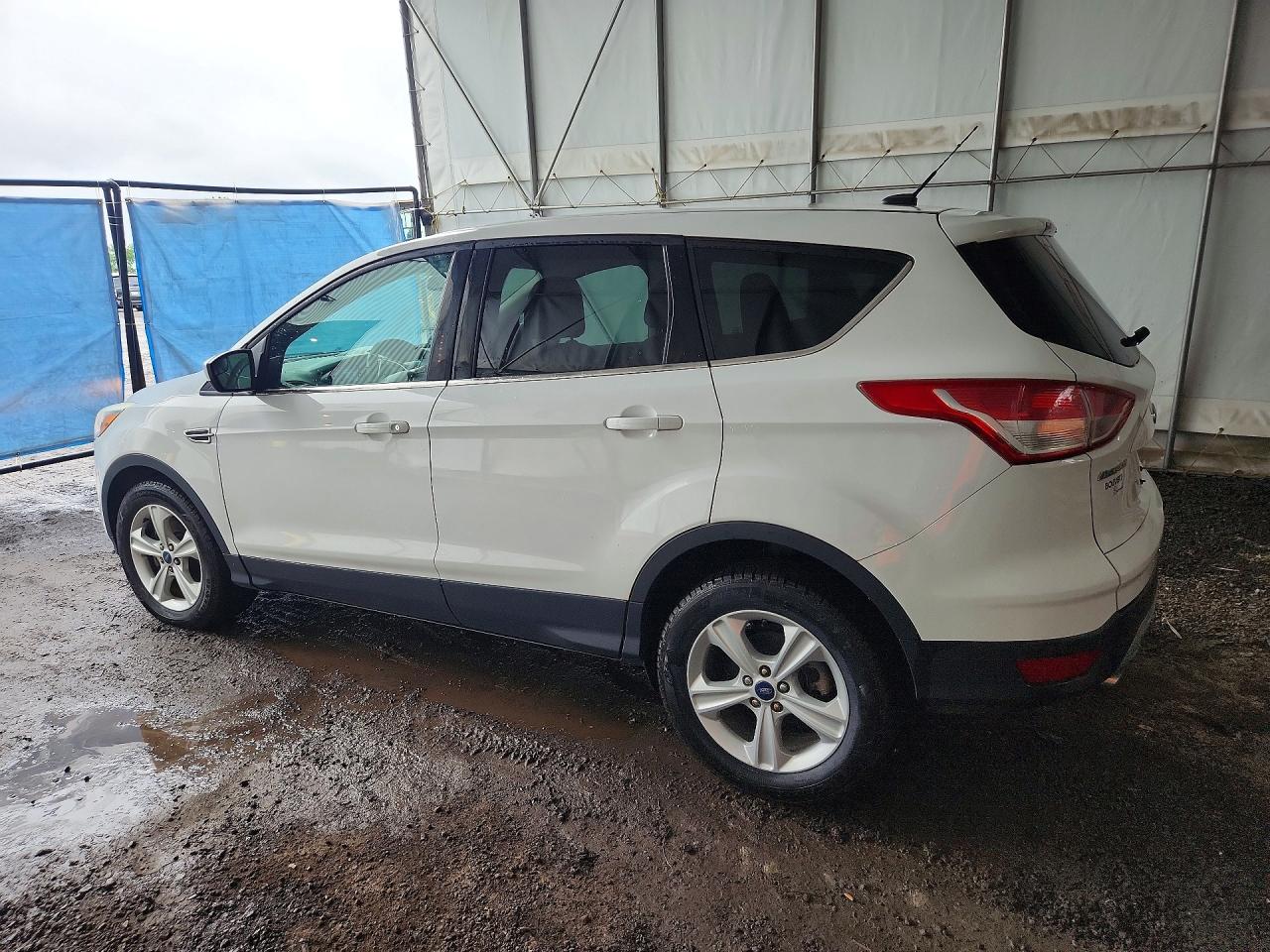 2015 Ford Escape Se White vin: 1FMCU9GX2FUB51539