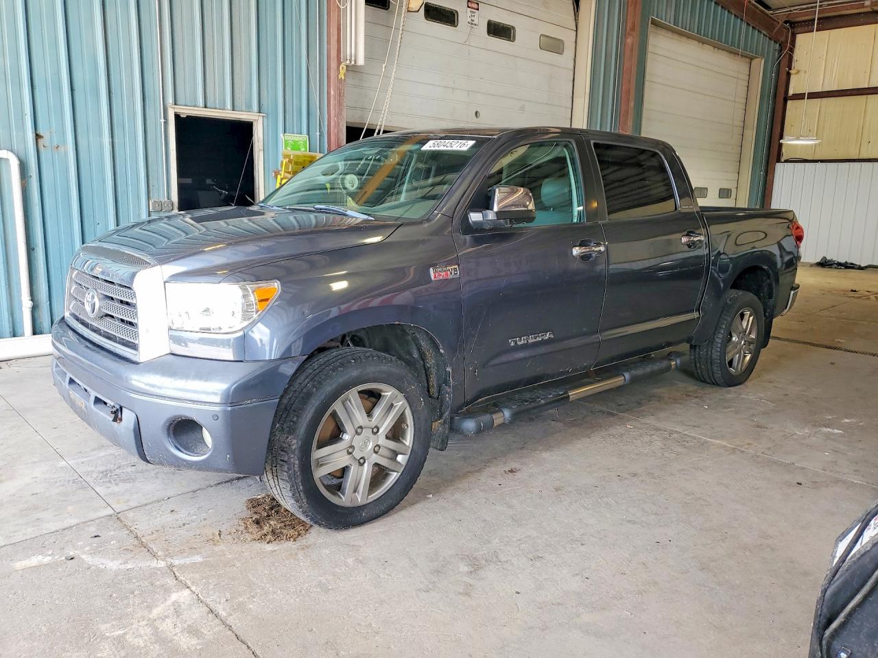 2008 Toyota Tundra Crewmax Limited Silver vin: 5TFDV58168X070053