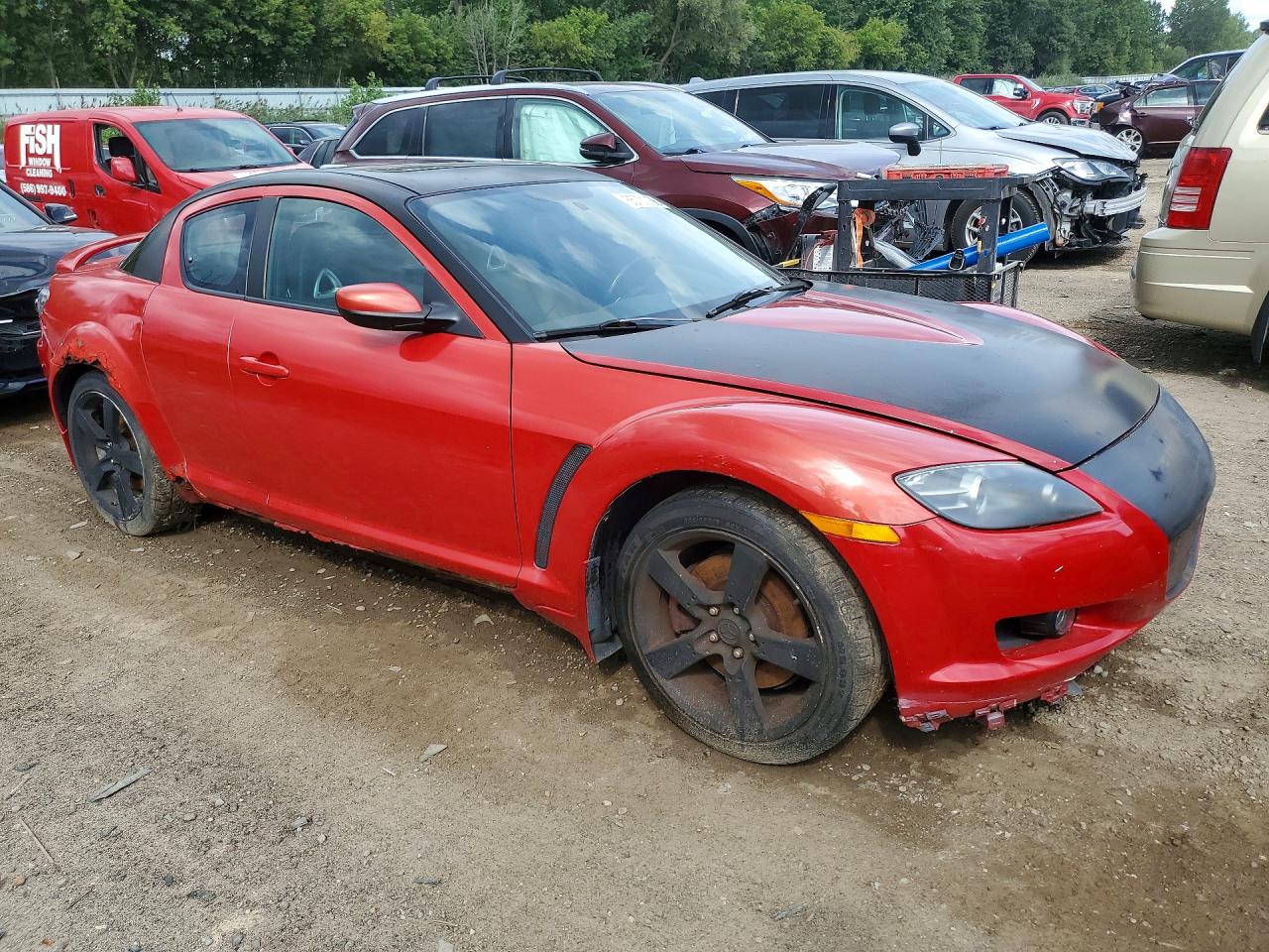 2004 Mazda Rx8 Red vin: JM1FE17N640104968