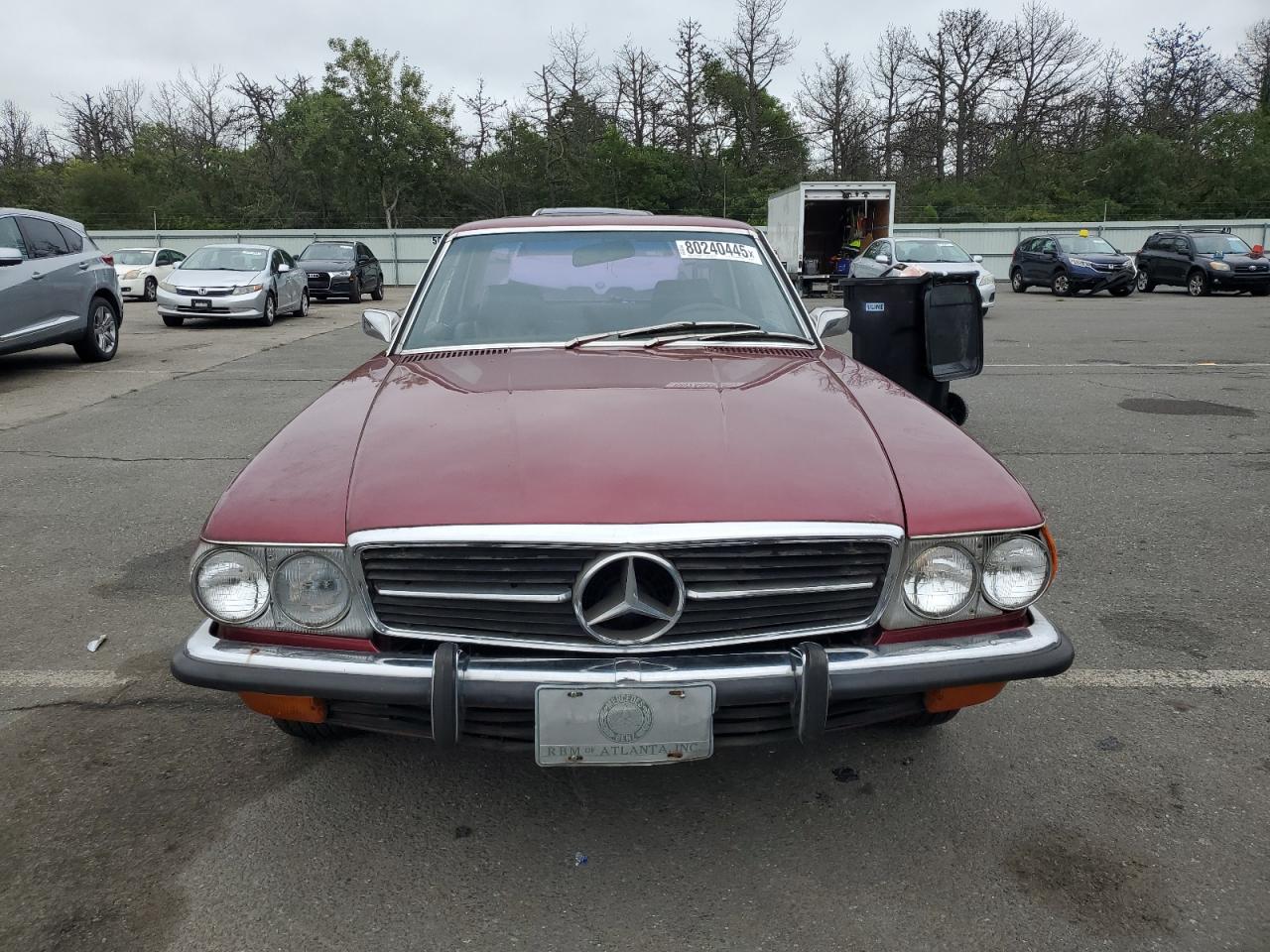 1973 Mercedes Benz Sl 450 Красный vin: 10702412001282