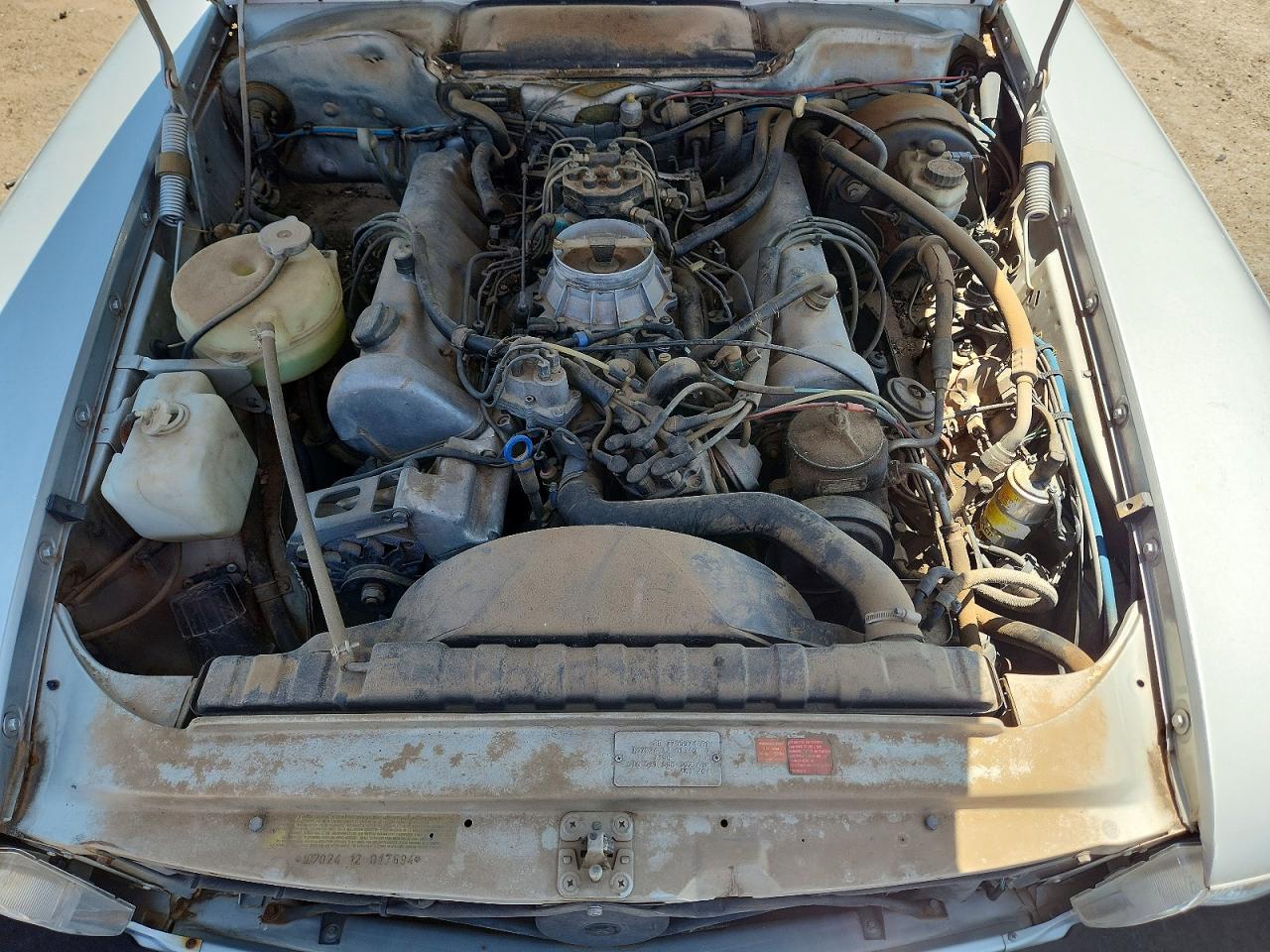 1977 Mercedes-benz 450 Silver vin: 10702412017694