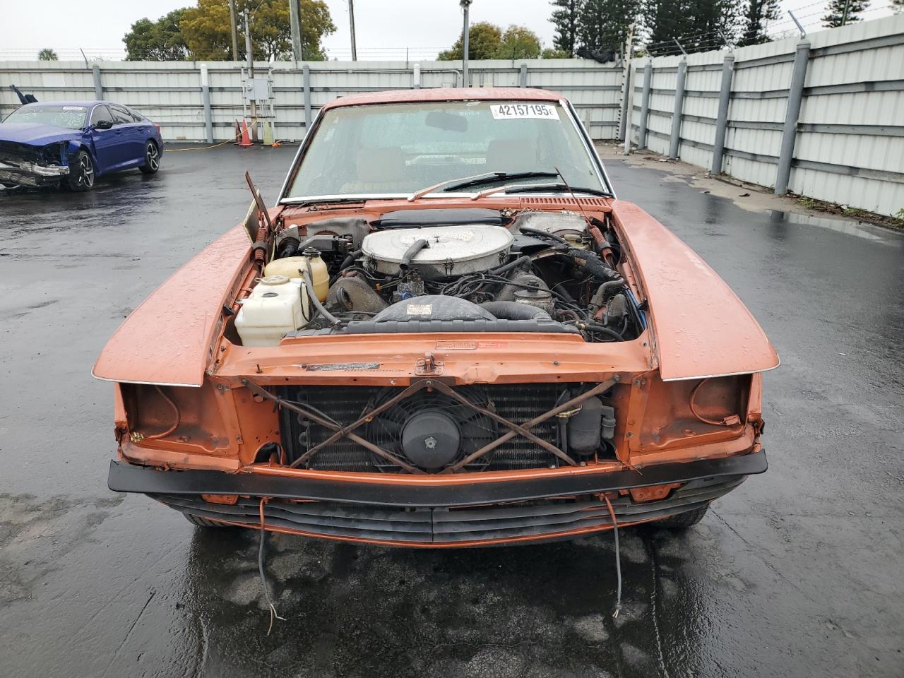 1980 Mercedes-benz 450 Scl Orange vin: 10702412029628