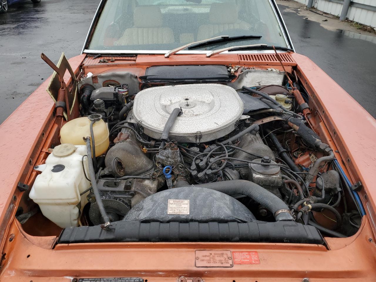 1980 Mercedes-benz 450 Scl Orange vin: 10702412029628