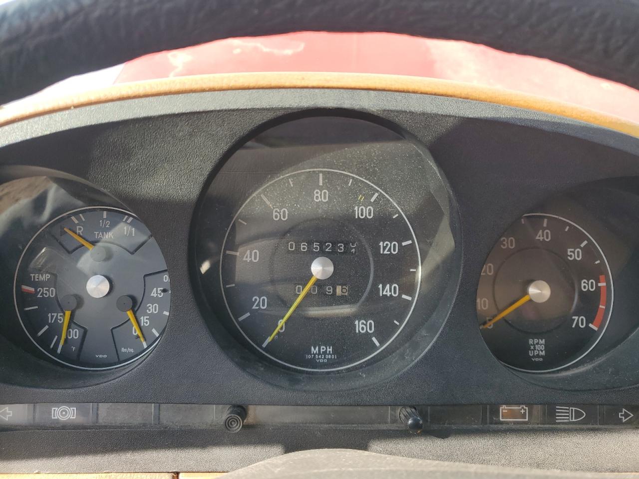1972 Mercedes Benz 350sl Red vin: 10704412001198