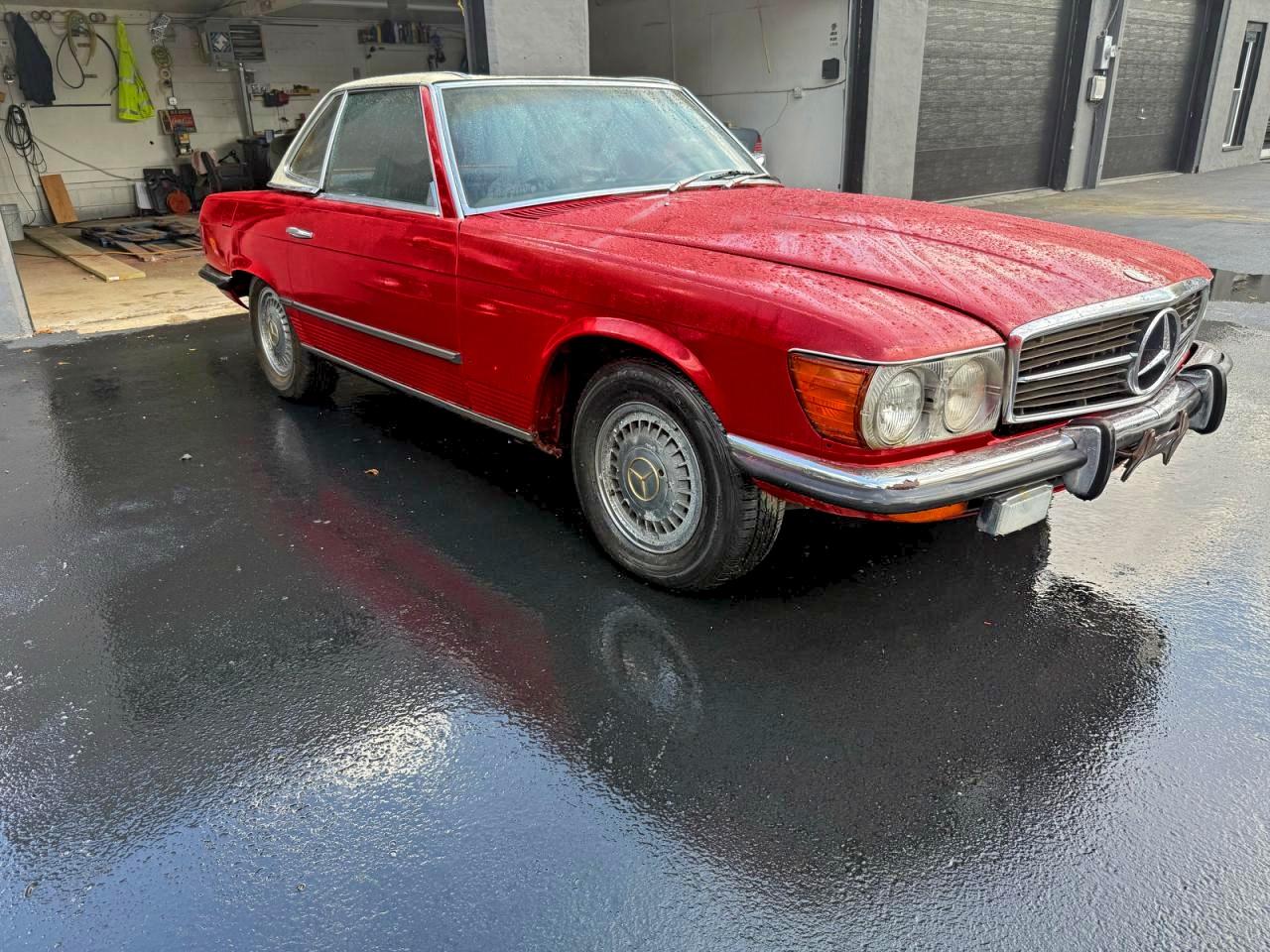 1972 Mercedes Benz 350sl Red vin: 10704412001287