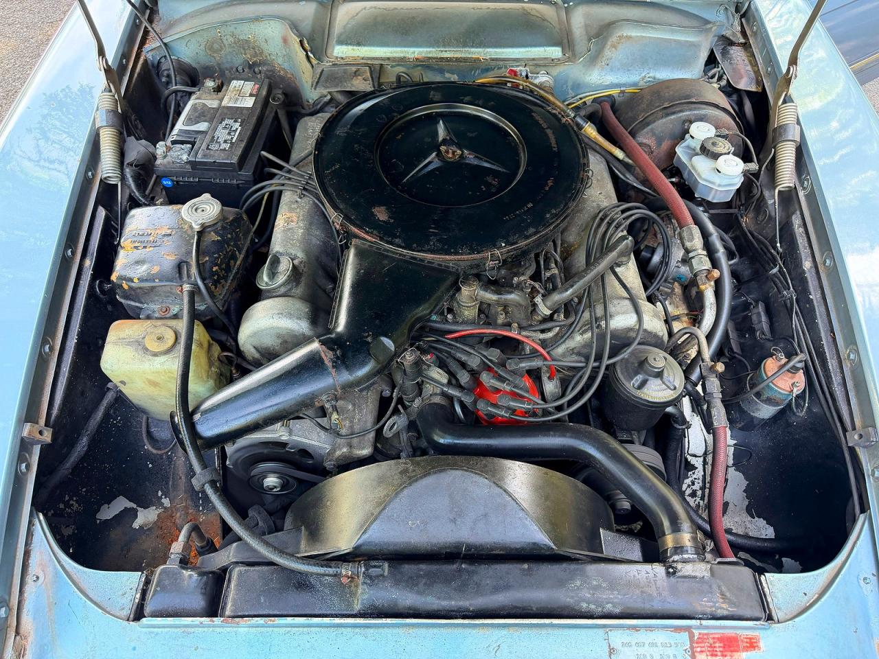 1972 Mercedes-benz 350sl Blue vin: 10704412001778