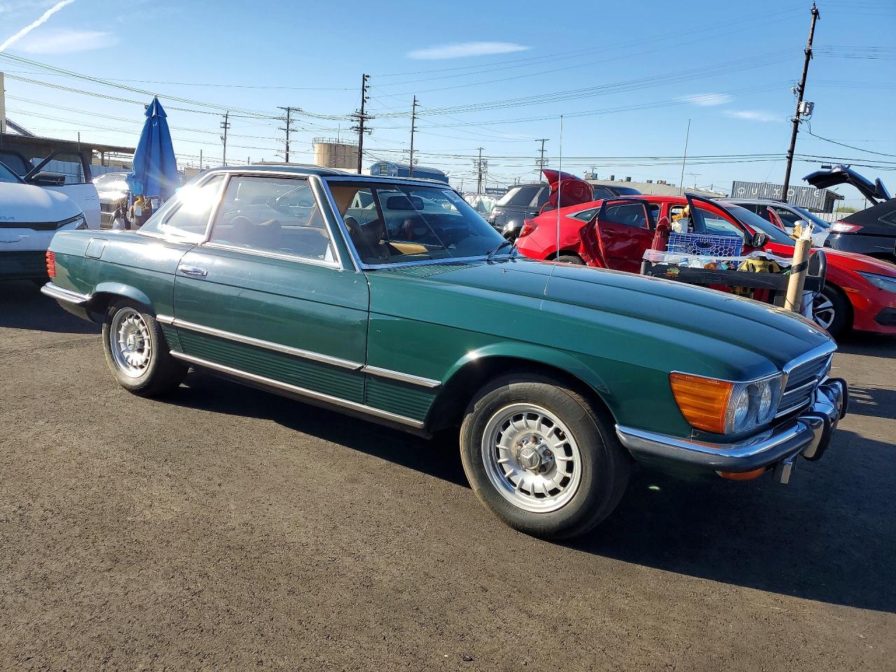 1972 Mercedes Benz 350 Green vin: 10704412002397
