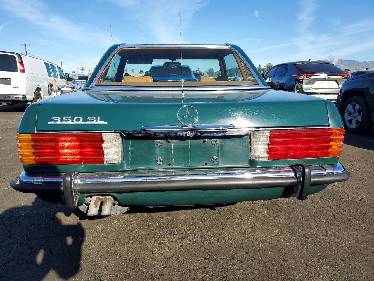 1972 Mercedes Benz 350 Green vin: 10704412002397