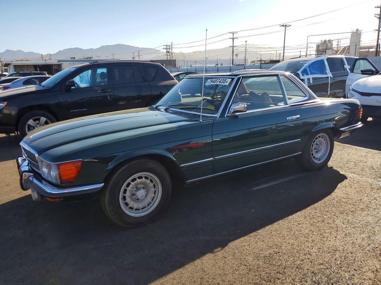 1972 Mercedes Benz 350 Green vin: 10704412002397