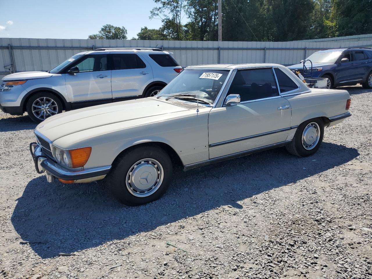 1972 Mercedes-benz 350sl Cream vin: 10704412002620