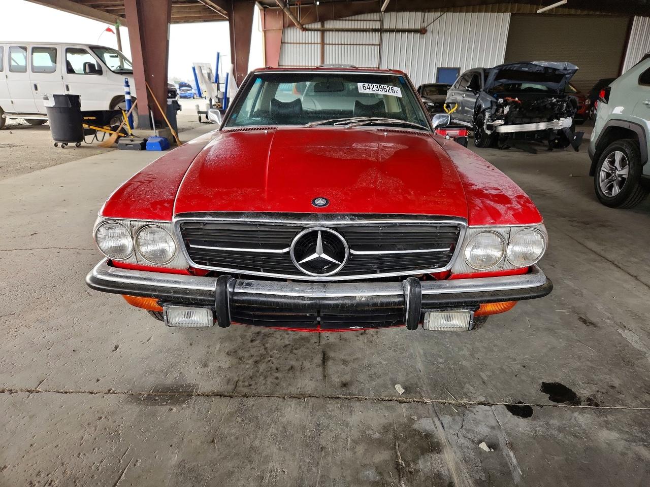1972 Mercedes-benz 450 Sl Красный vin: 10704412004256