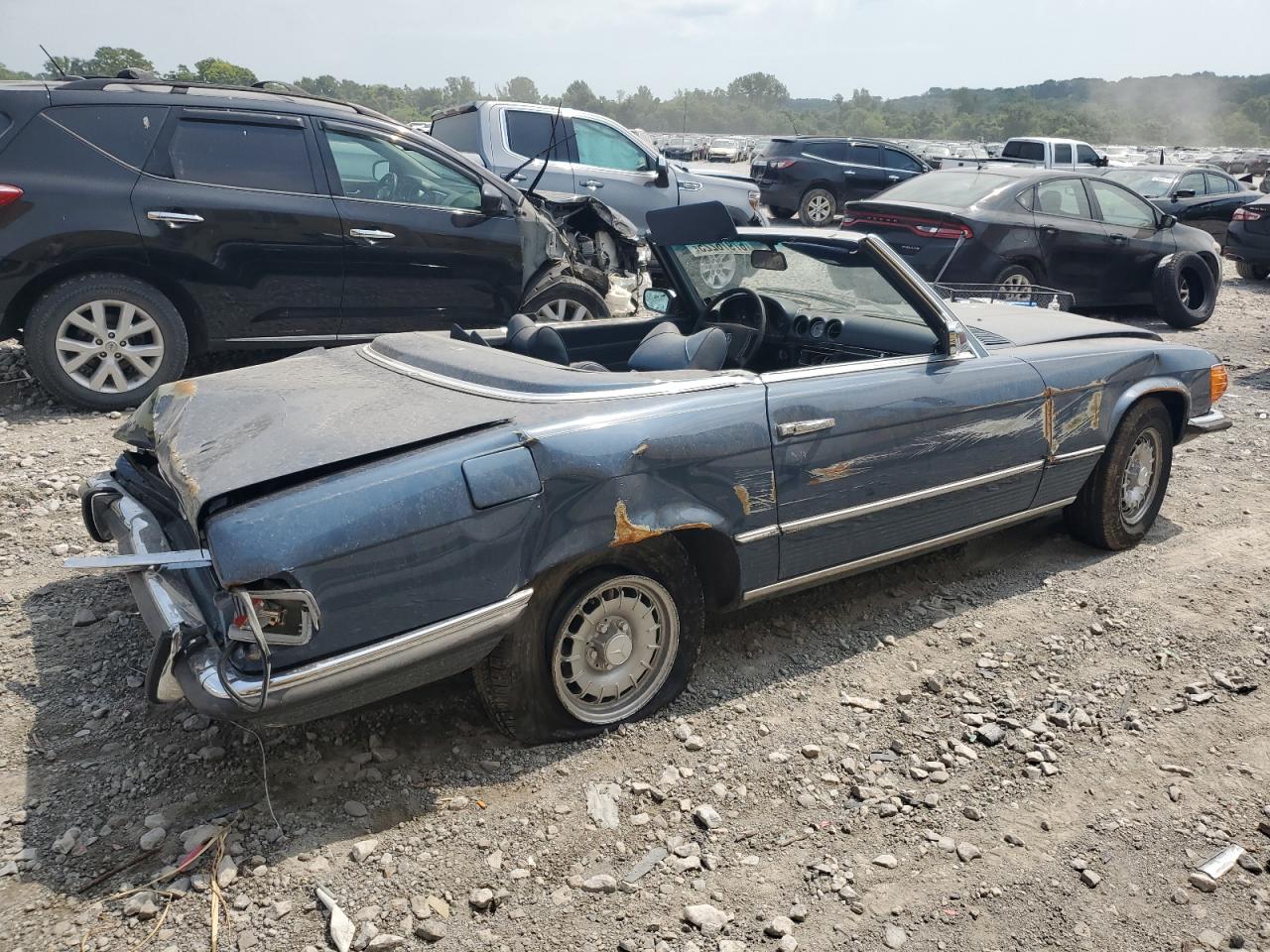 1972 Mercedes-benz 350sl Blue vin: 10704412004539