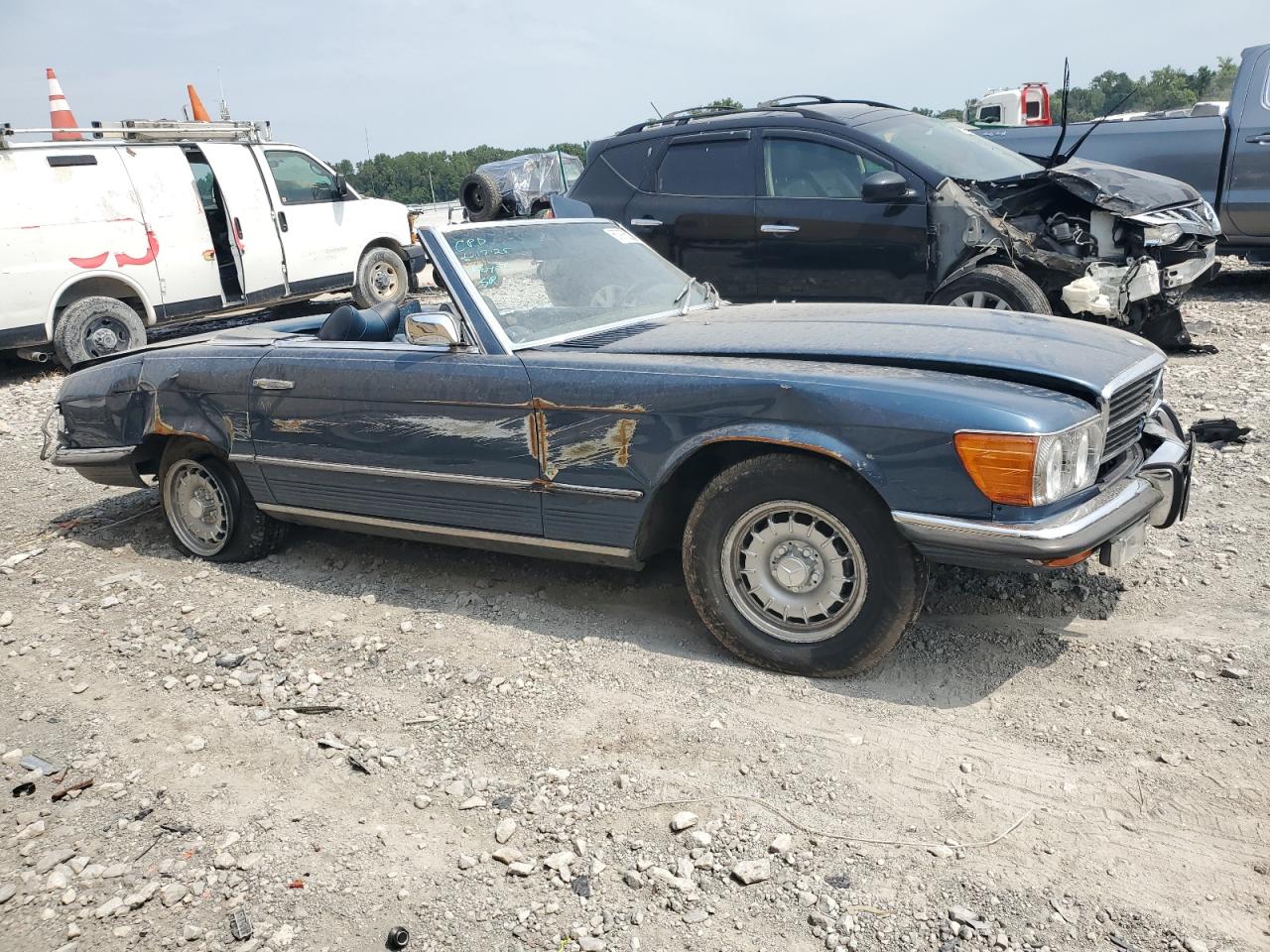 1972 Mercedes-benz 350sl Blue vin: 10704412004539
