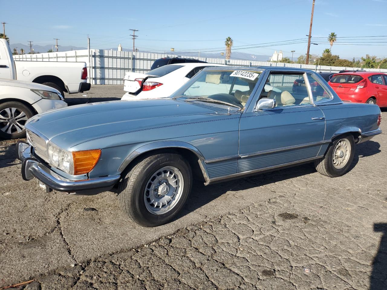 1973 Mercedes Benz Sl Class Blue vin: 10704412006986