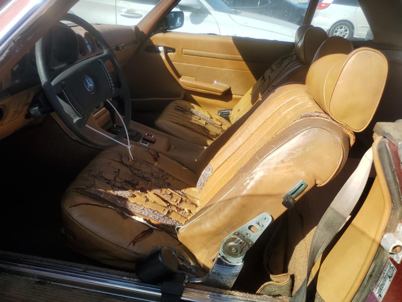 1973 Mercedes Benz 450 Sl Red vin: 10704412007864