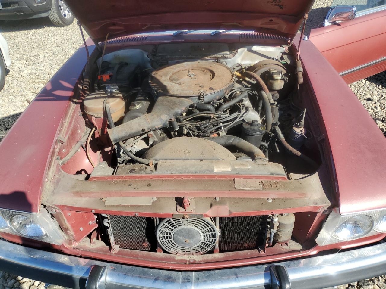 1973 Mercedes Benz 450 Sl Red vin: 10704412007864