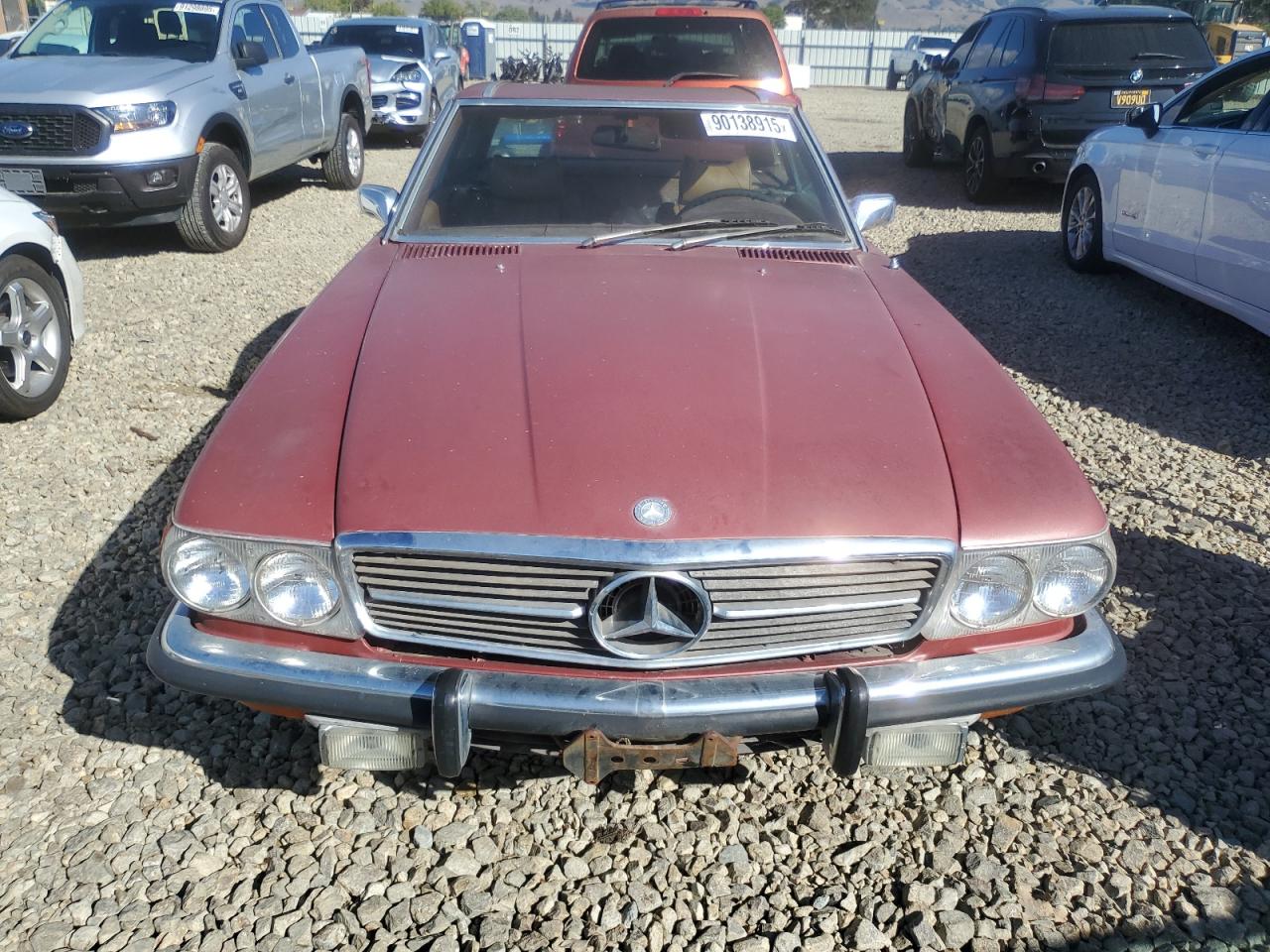 1973 Mercedes Benz 450 Sl Red vin: 10704412007864