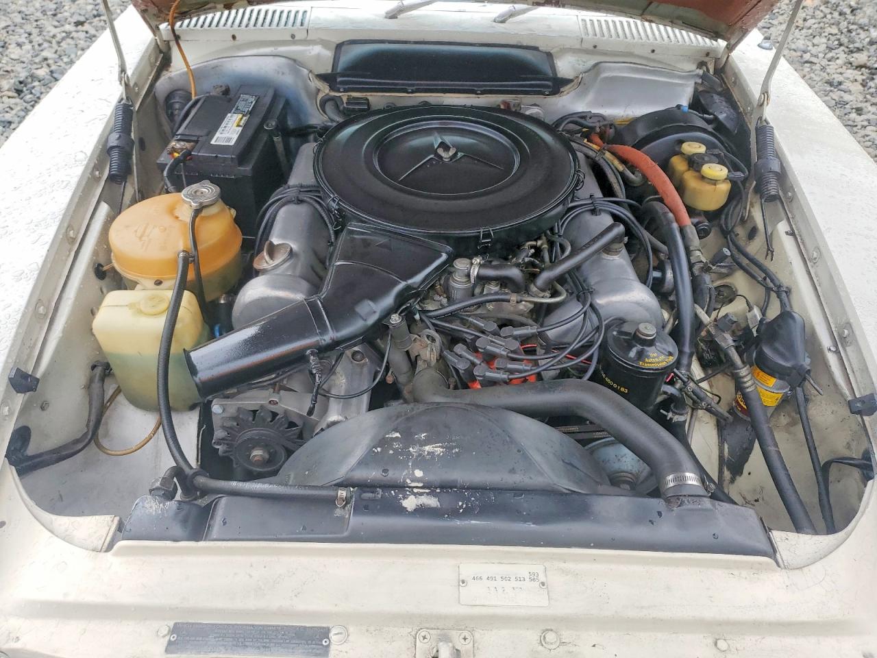 1973 Mercedes-benz Sl Sl450 White vin: 10704412012136