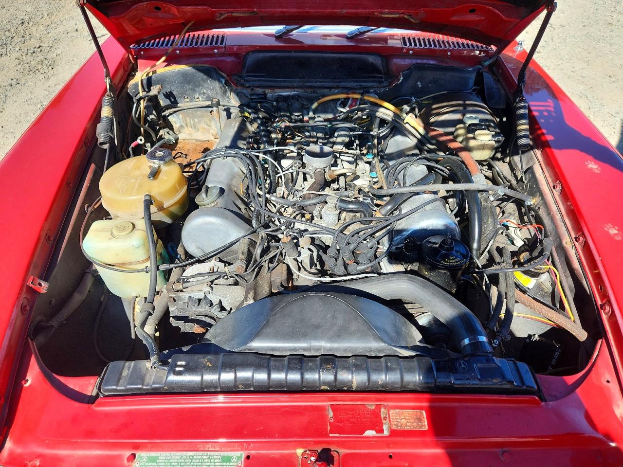 1974 Mercedes-benz 450sl Черный vin: 10704412017335