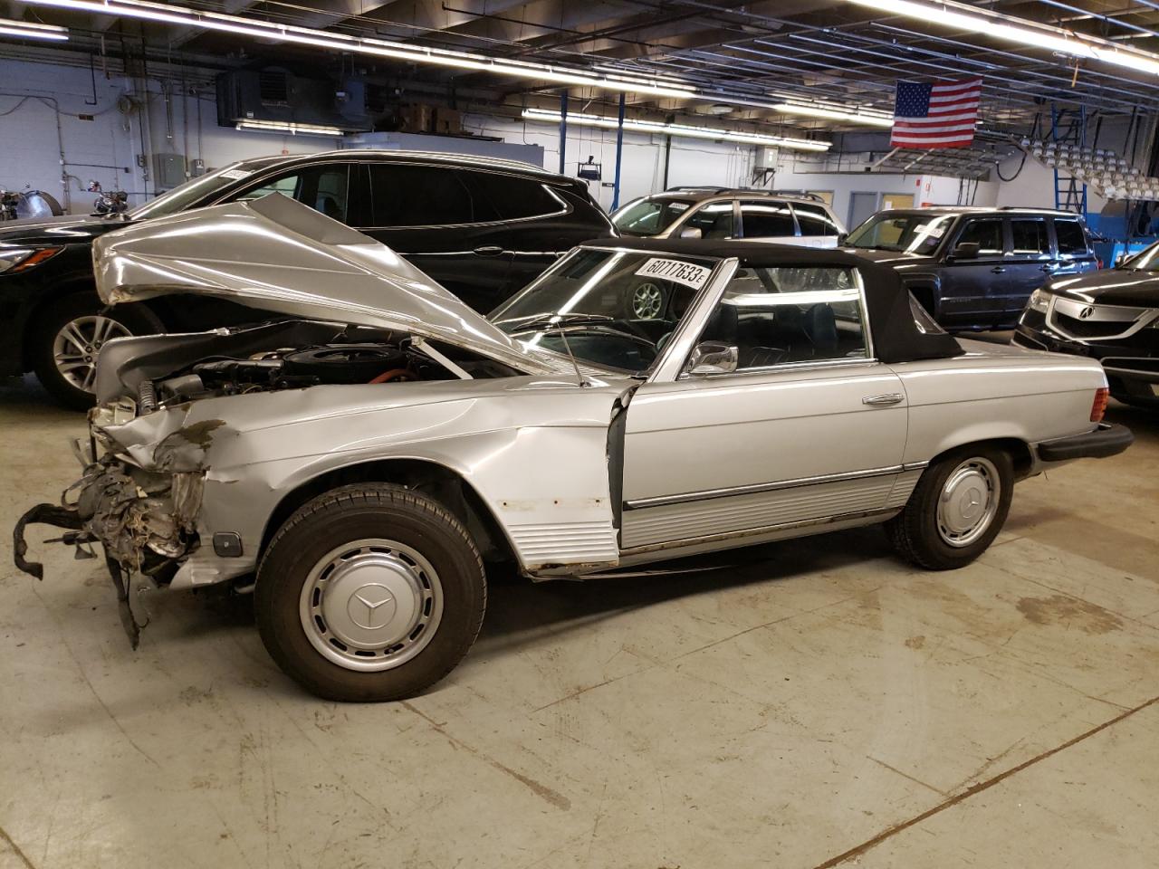 1974 Mercedes-benz 450 Sl Silver vin: 10704412018035