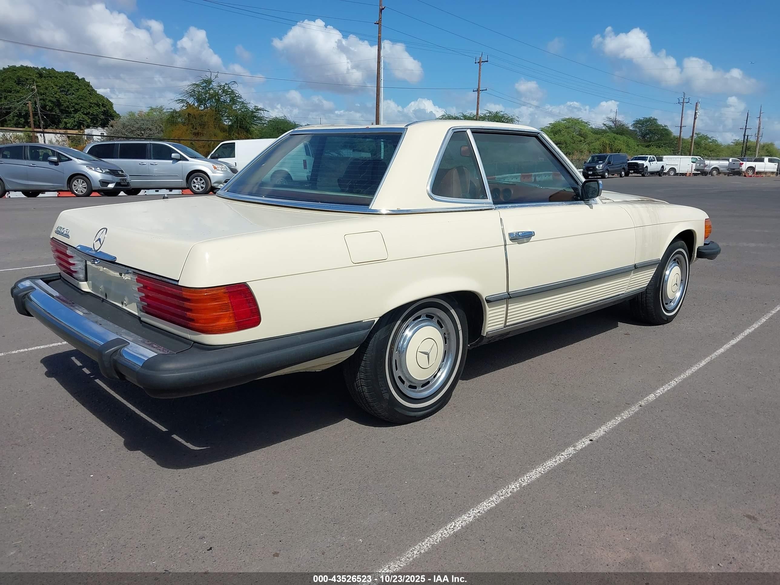 1974 Benz 450sl   Beige vin: 10704412018926   