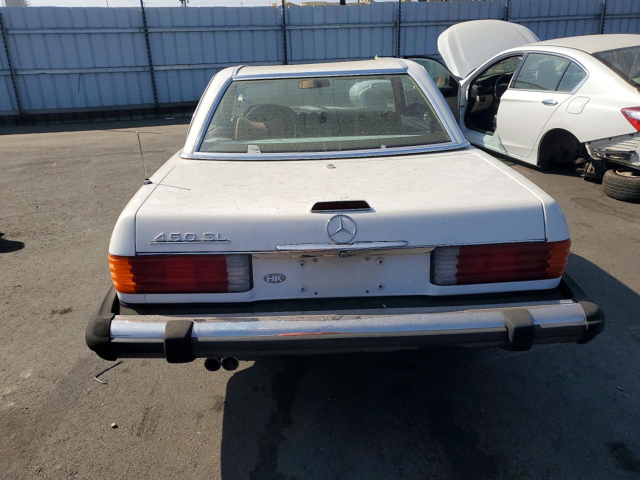1975 Mercedes-benz 450 Sl White vin: 10704412021895