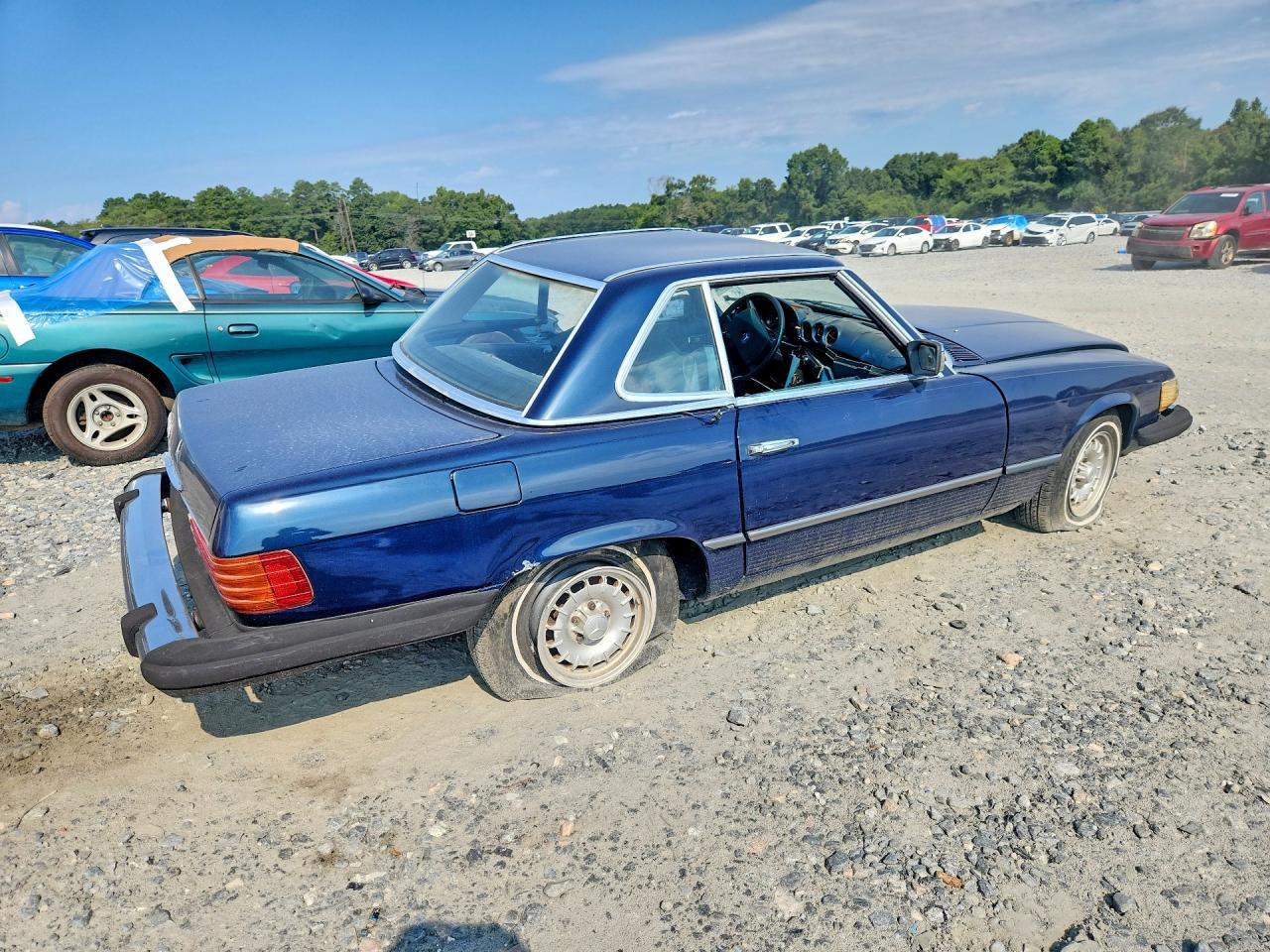 1978 Mercedes-benz 450 Sl Blue vin: 10704412031585