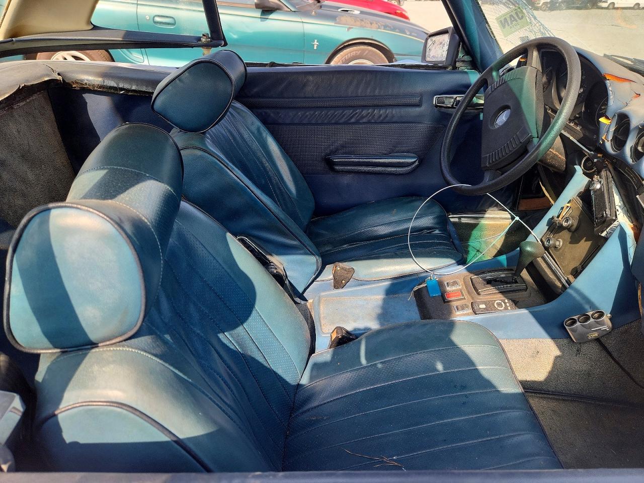 1978 Mercedes-benz 450 Sl Blue vin: 10704412031585