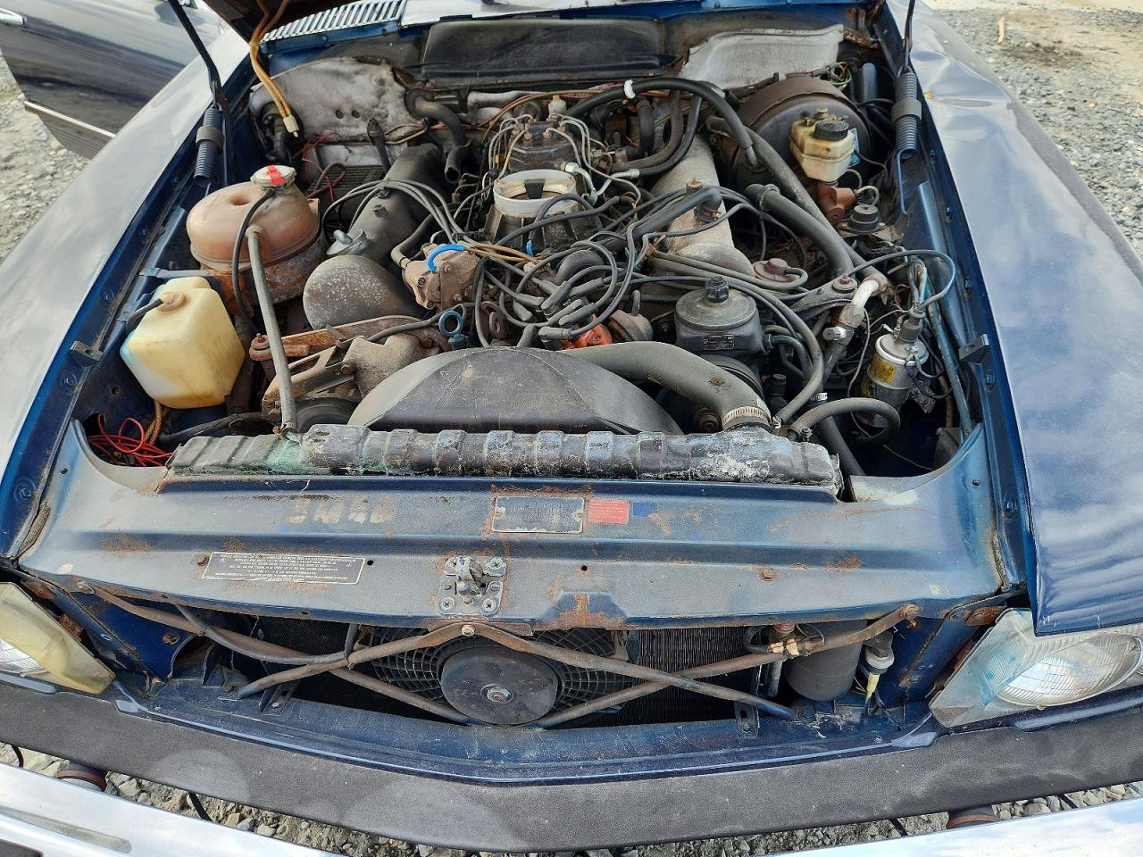 1978 Mercedes-benz 450 Sl Blue vin: 10704412031585