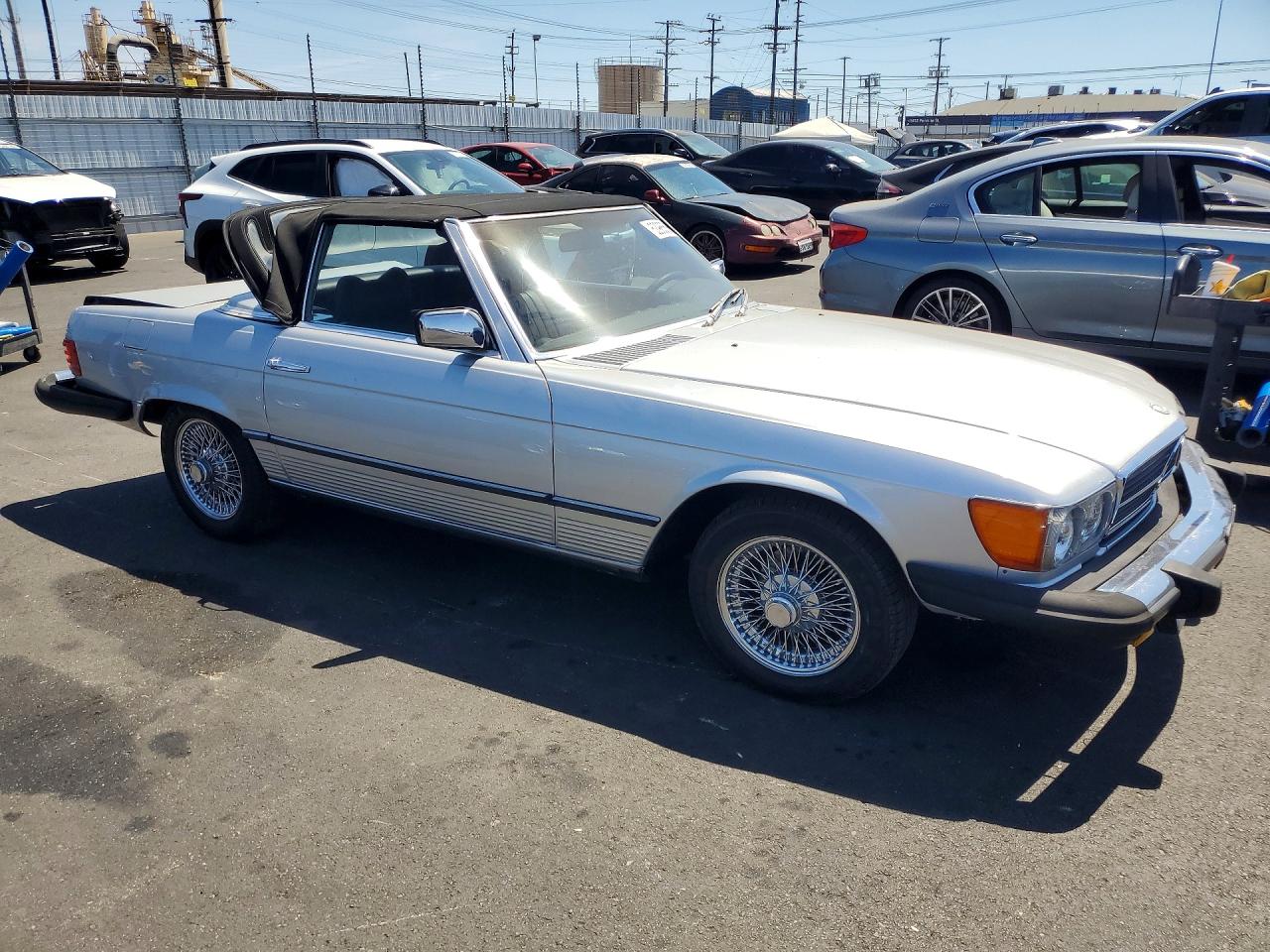 1976 Mercedes-benz Sl 450 Silver vin: 10704412034744