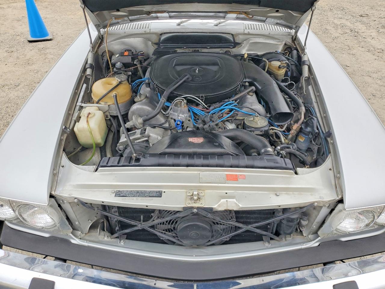 1978 Mercedes-benz 450 Sl Silver vin: 10704412045299