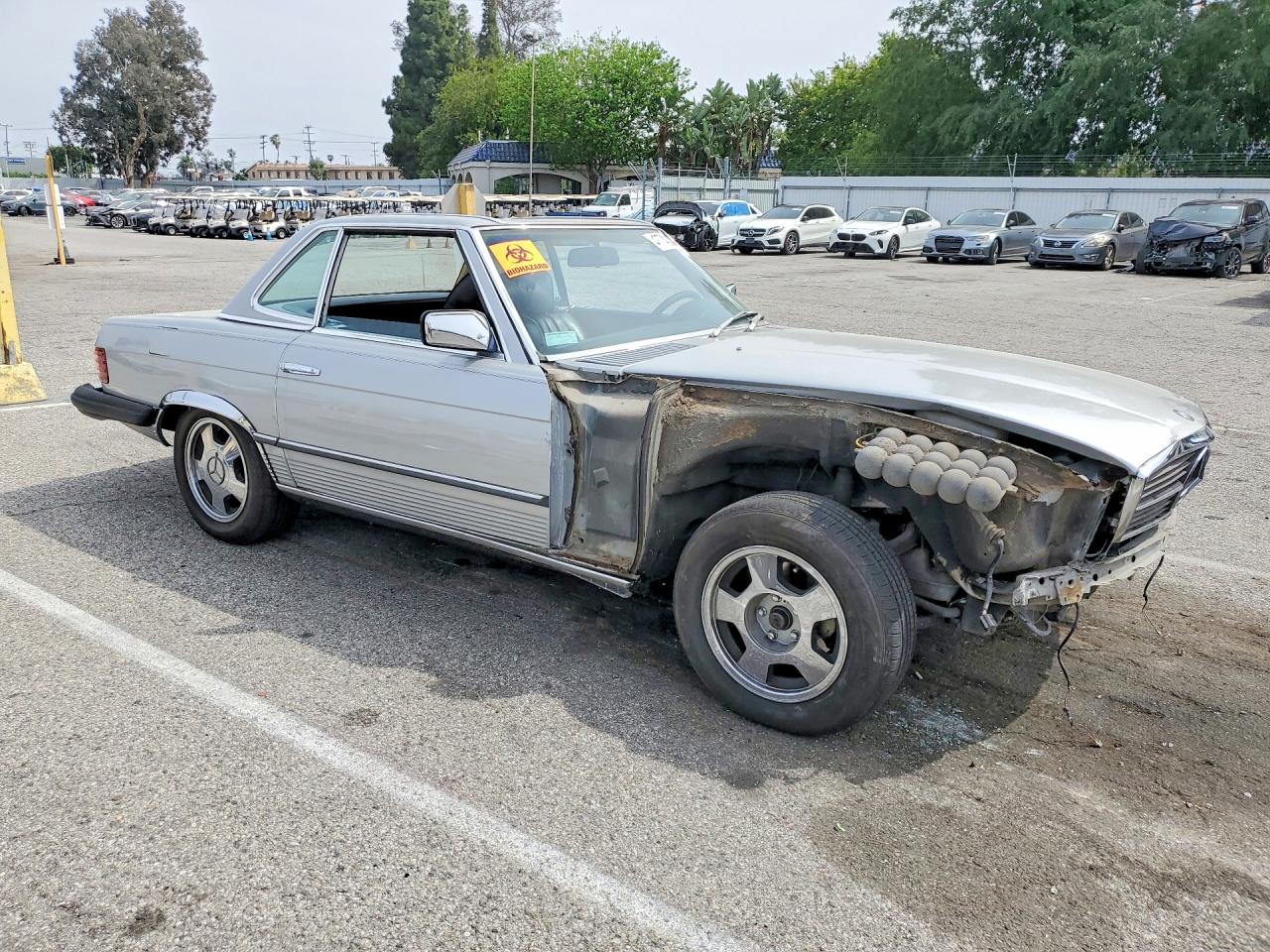 1978 Mercedes-benz 450 Sl Gray vin: 10704412047139